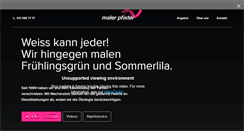 Desktop Screenshot of maler-pfister.ch